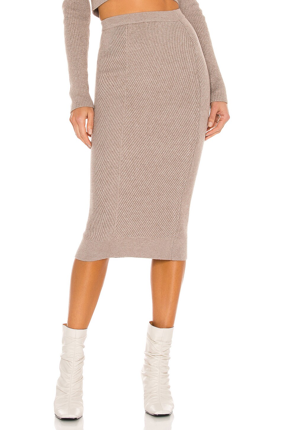 midi skirt revolve