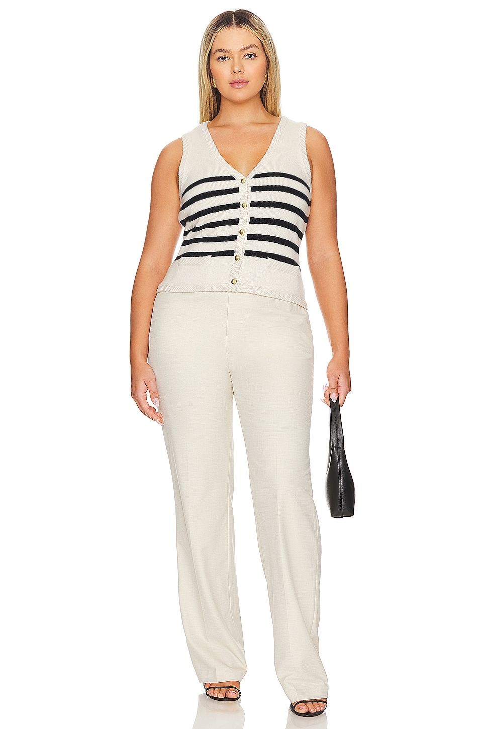 L'Academie by Marianna Calanth Striped Vest