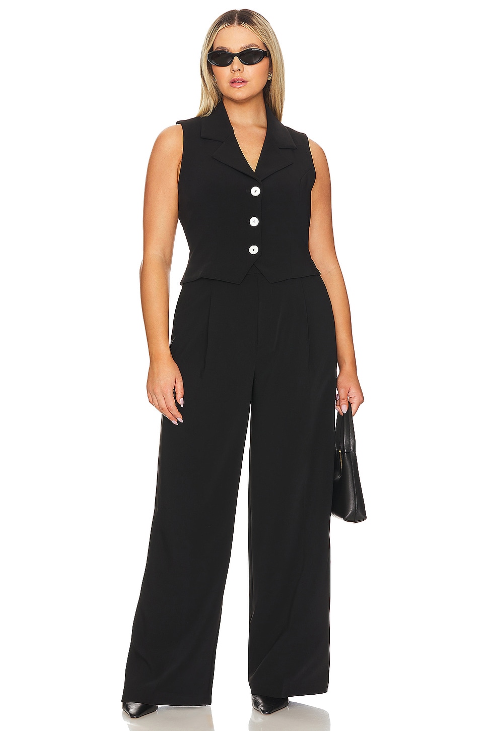 by Marianna Carinne Crepe Vest Top - Thumbnail 6