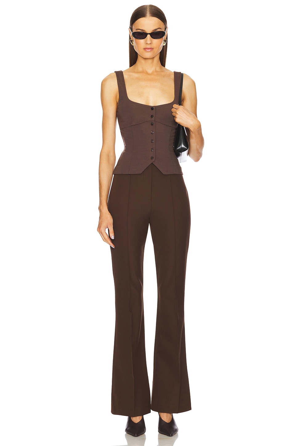 Elinne-M Top - Chocolate Brown