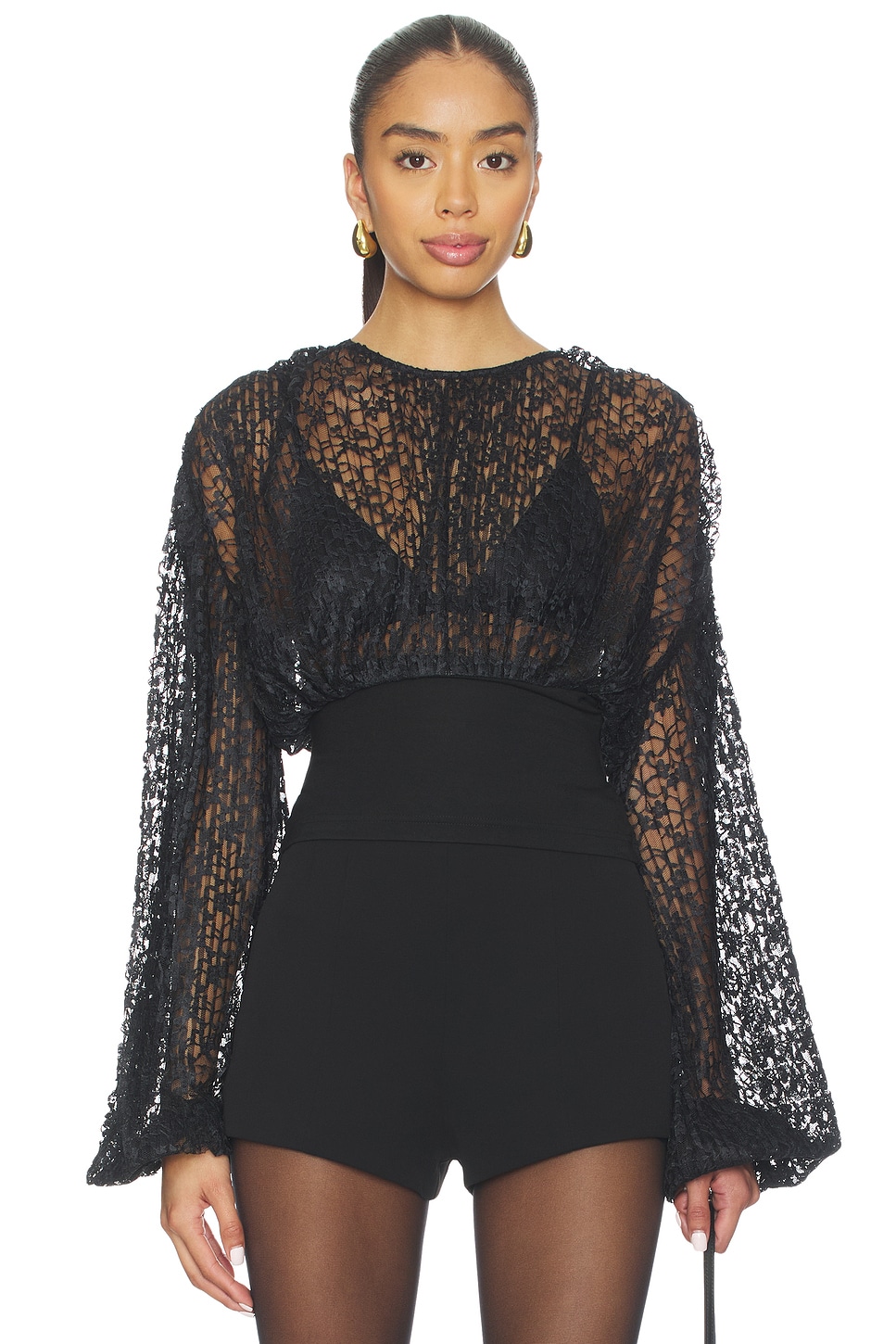 L'Academie ABRI トップ - Black | REVOLVE