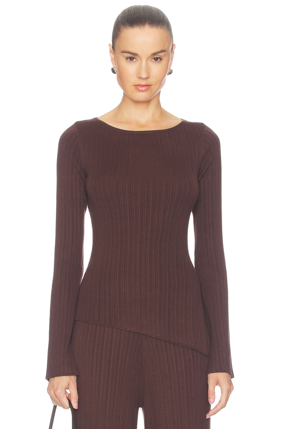 Sibylla Rib Knit Top - thumbnail 2