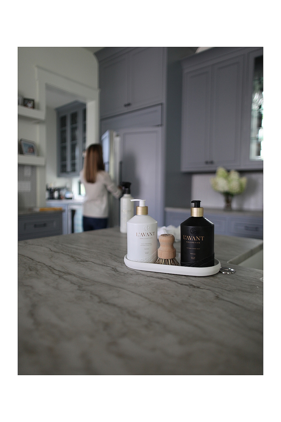 L'AVANT Collective Dish Scrubber in Natural Wood | REVOLVE