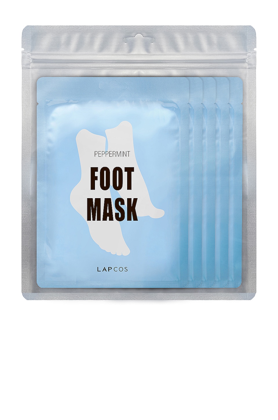 LAPCOS Peppermint Cooling Foot Mask 5 Pack