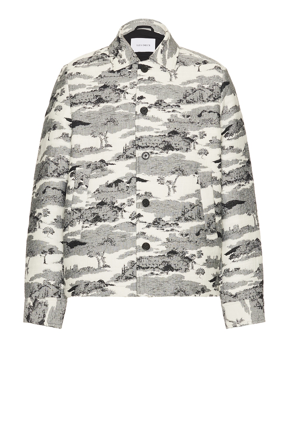 Jaiden Ruins Jacquard Overshirt - Image 1