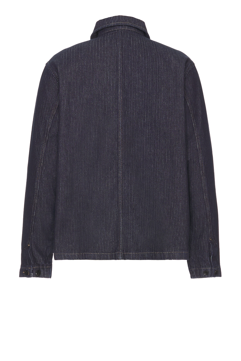 Hugh Denim Stripe Overshirt 2.0 - Thumbnail 2