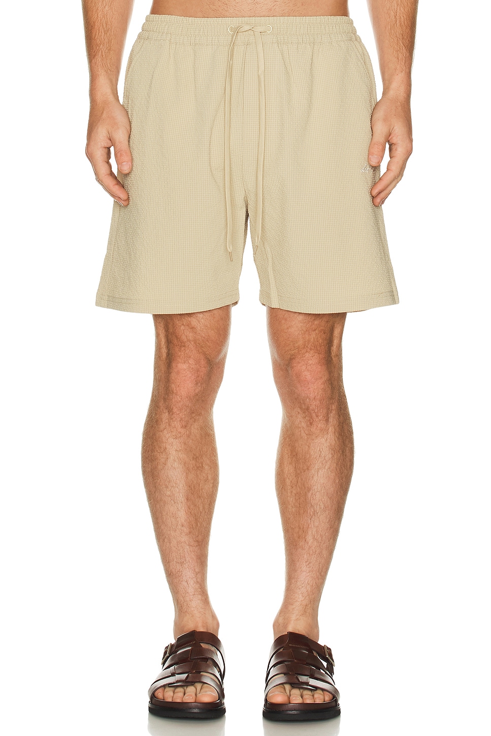 Stan Seersucker Swim Shorts - Thumbnail 5