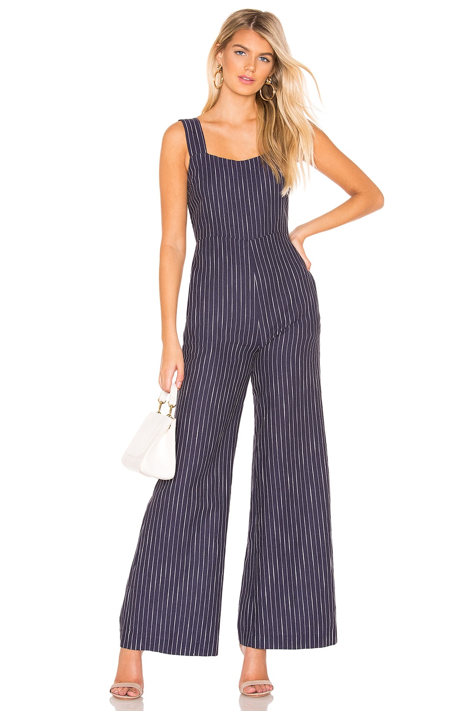 square neckline jumpsuit