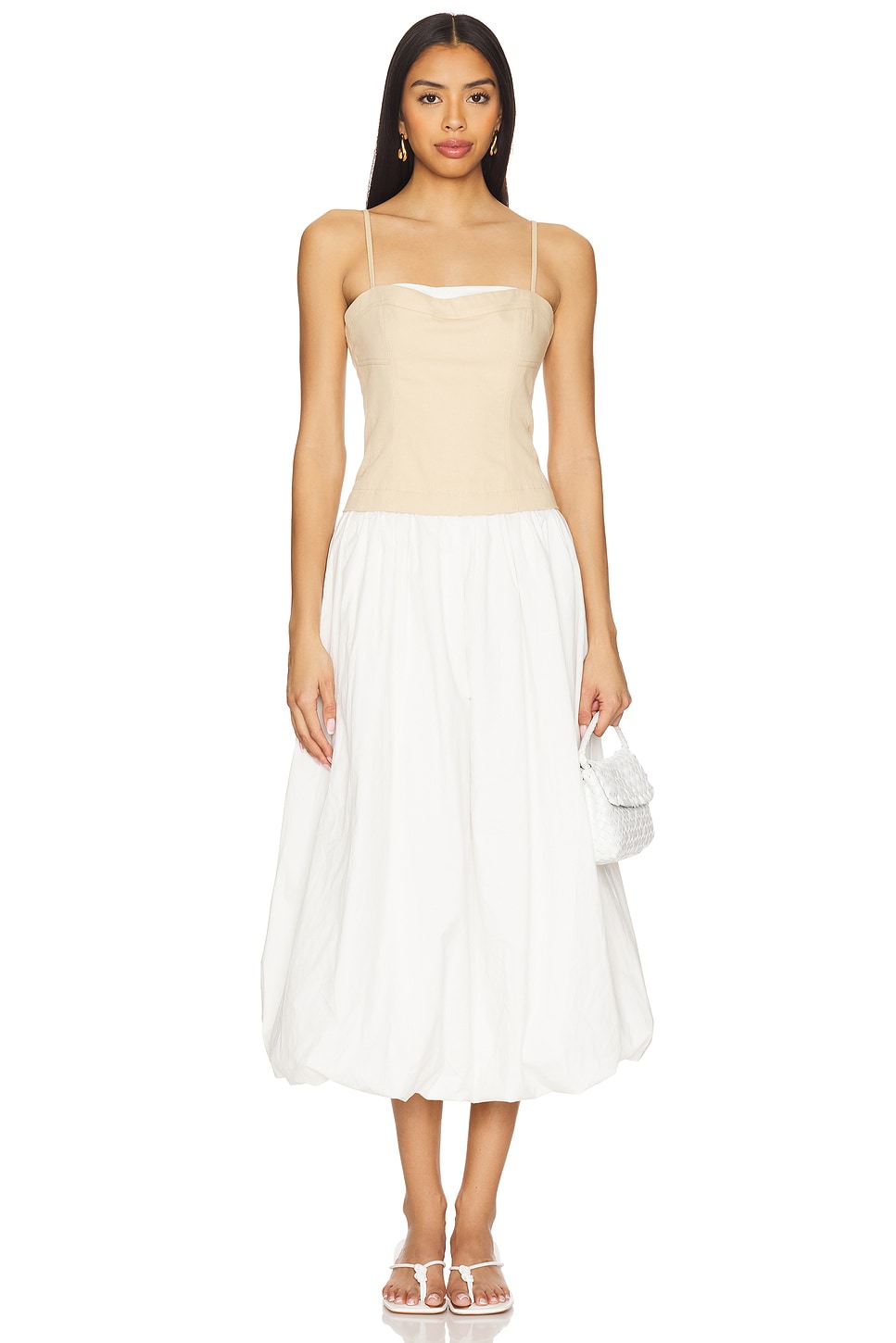 dresses for bridal shower mother of bride A-Line Square Neckline Sleeveless Ankle-Length Silk-like Satin Bridesm main image 1