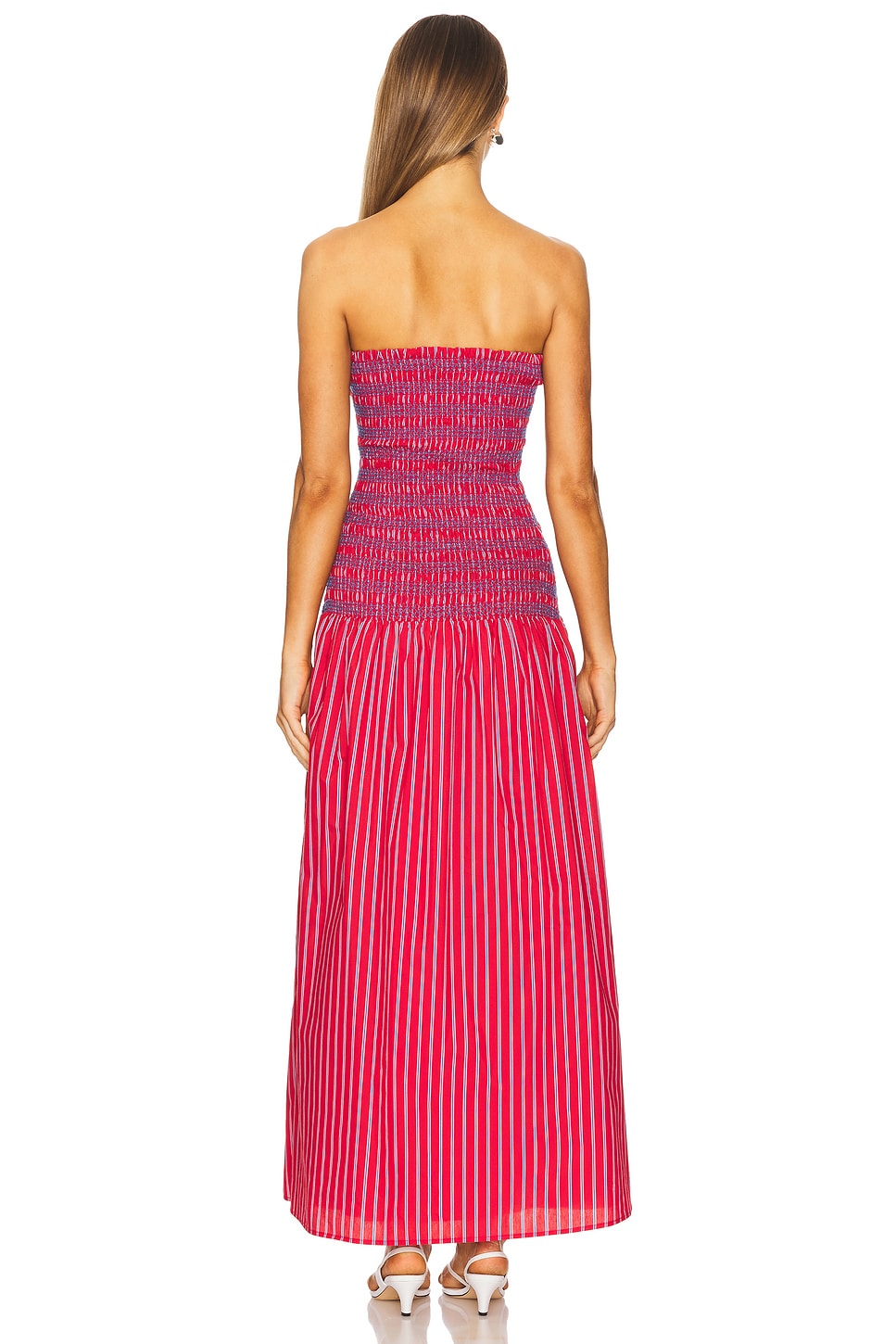 LEO LIN - Camilla Draped Floor Length Dress - Soft Pink | Plush LEO LIN - Camilla Draped Floor Length Dress - Soft Pink | Plush