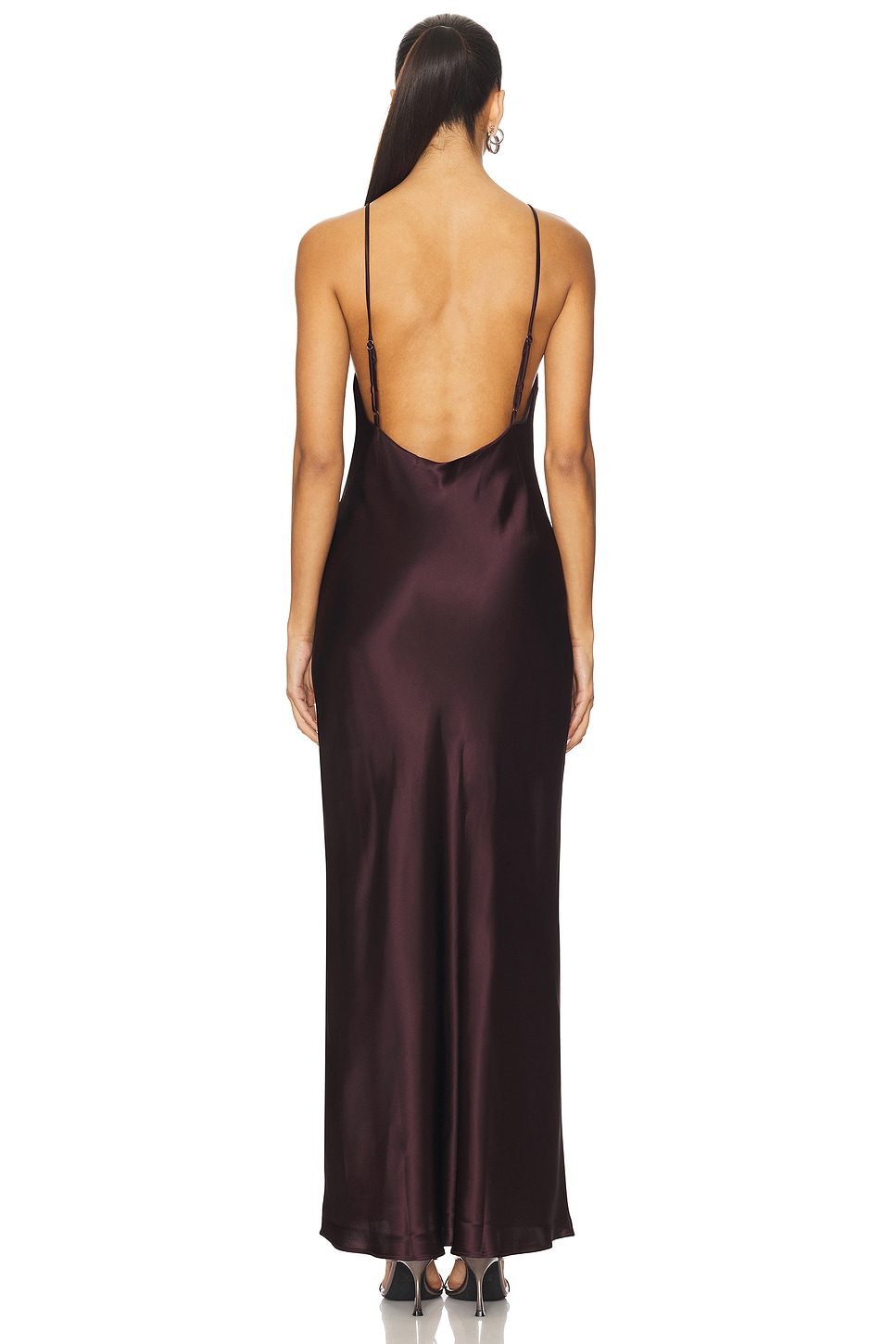 Line & Dot Petrea Maxi Dress in Aubergine | REVOLVE