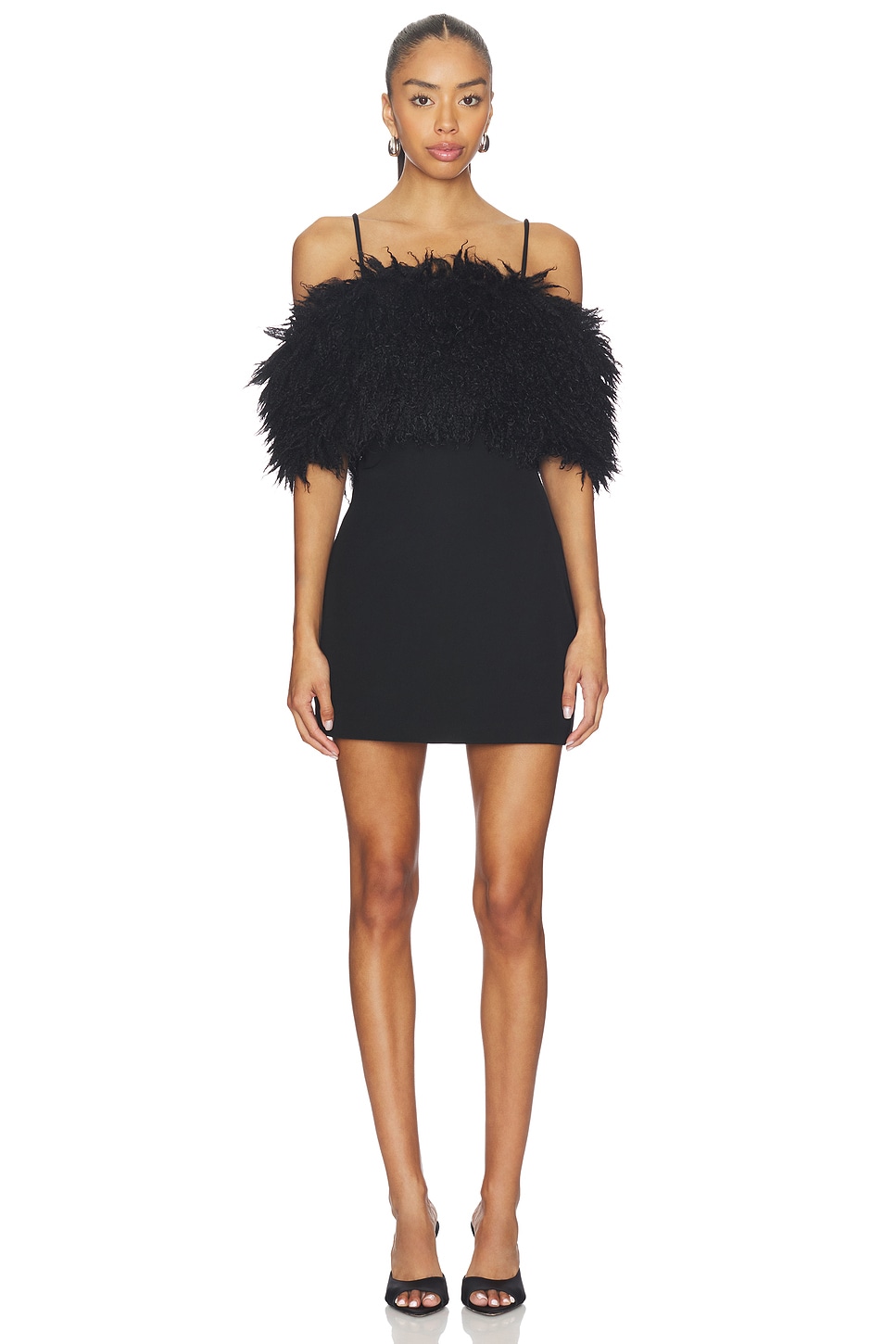 Line & Dot Vesper Mini Dress in Black | REVOLVE