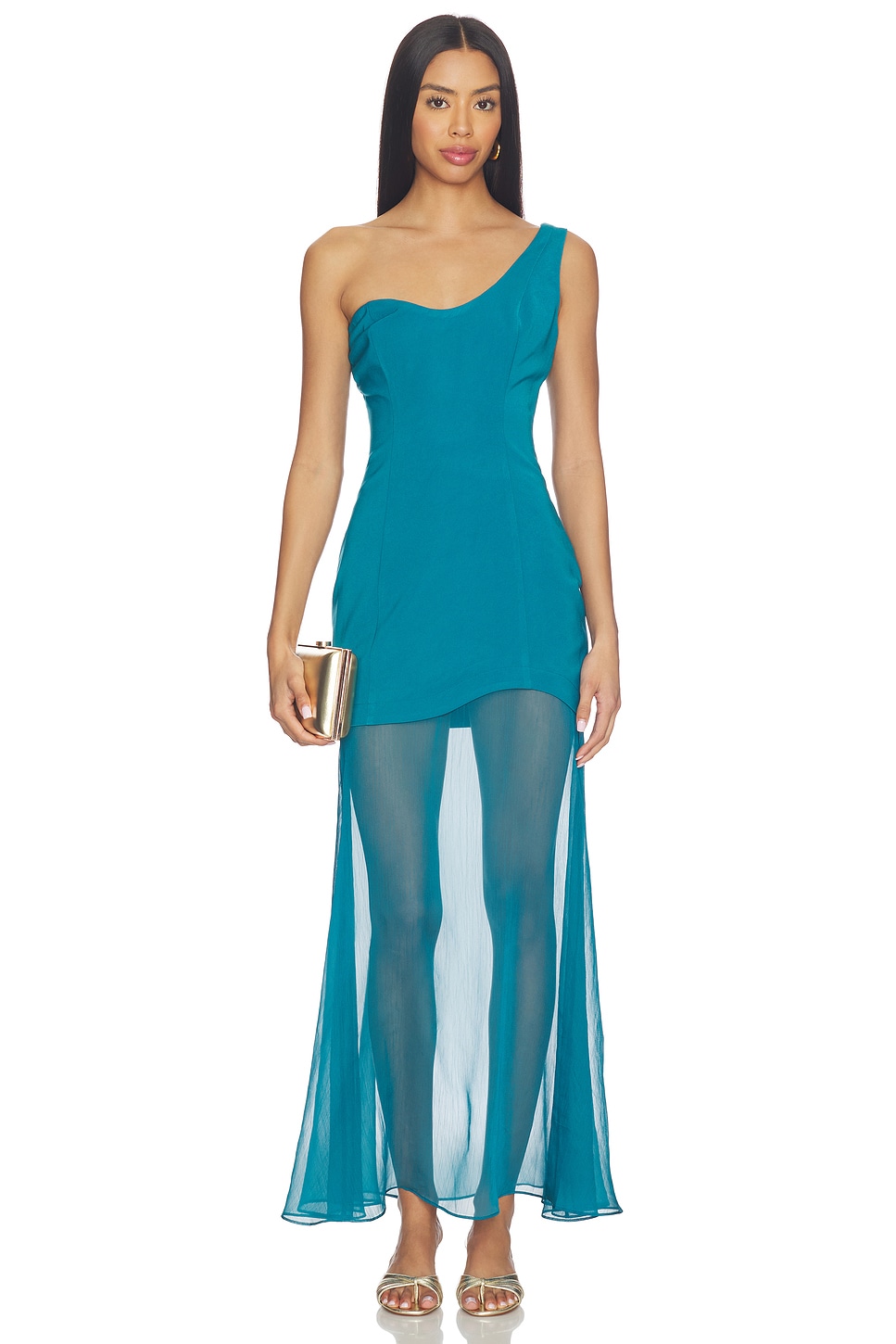 arlo tube dress in electric green line & dot Line & Dot Arlo Tube Dress in Navy