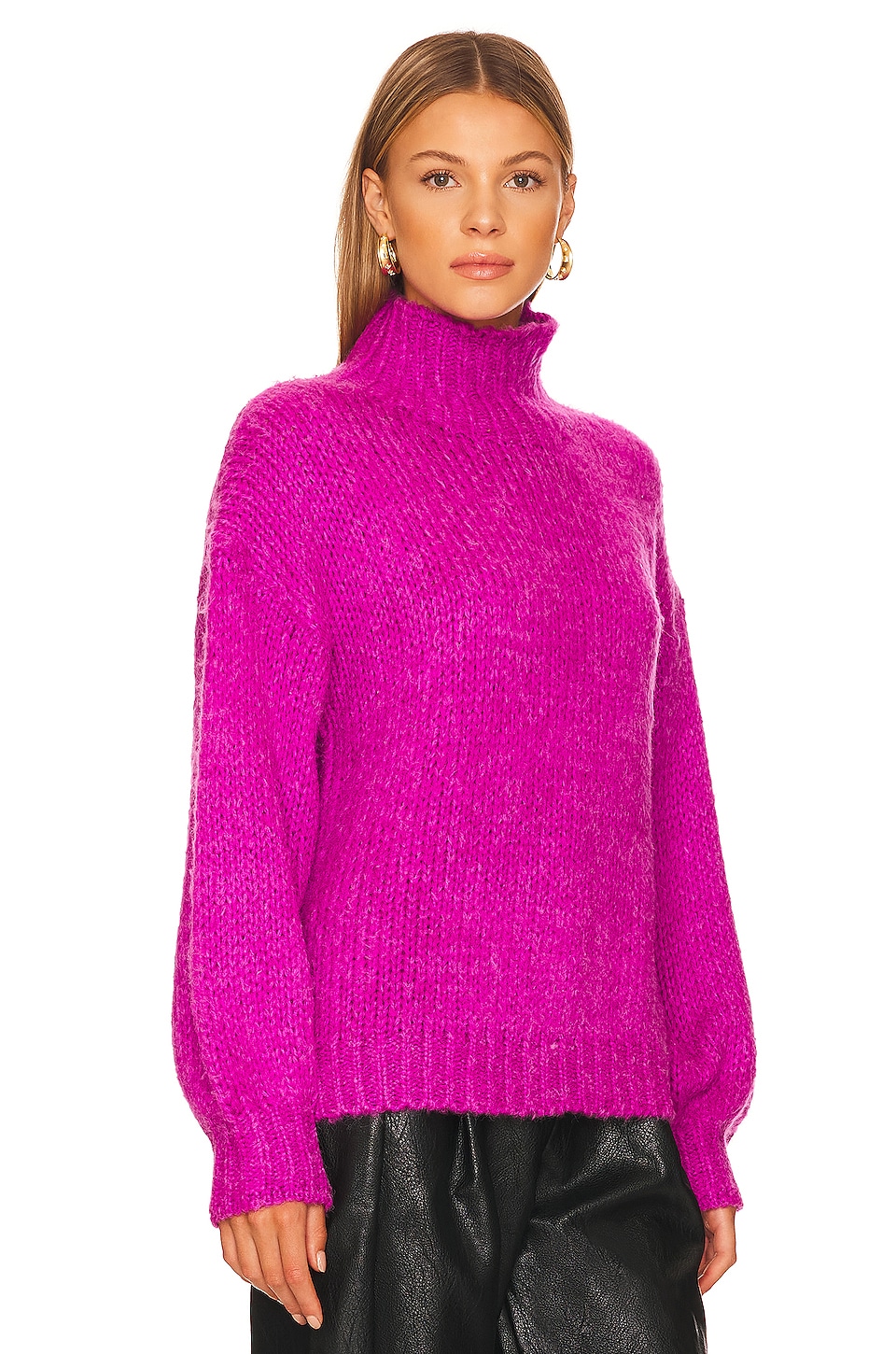 Line & Dot Bennett Sweater in Plum