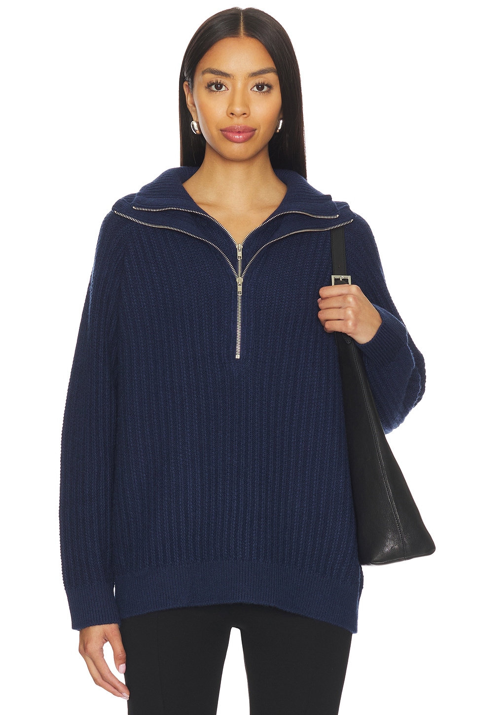 Line & Dot Hendrix Sweater in Navy | REVOLVE