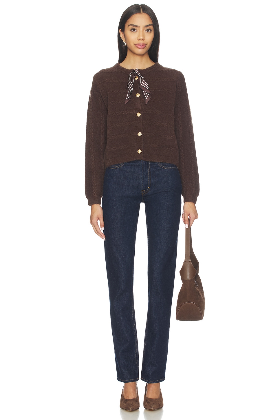 Line & Dot Agnes Scarf Sweater
