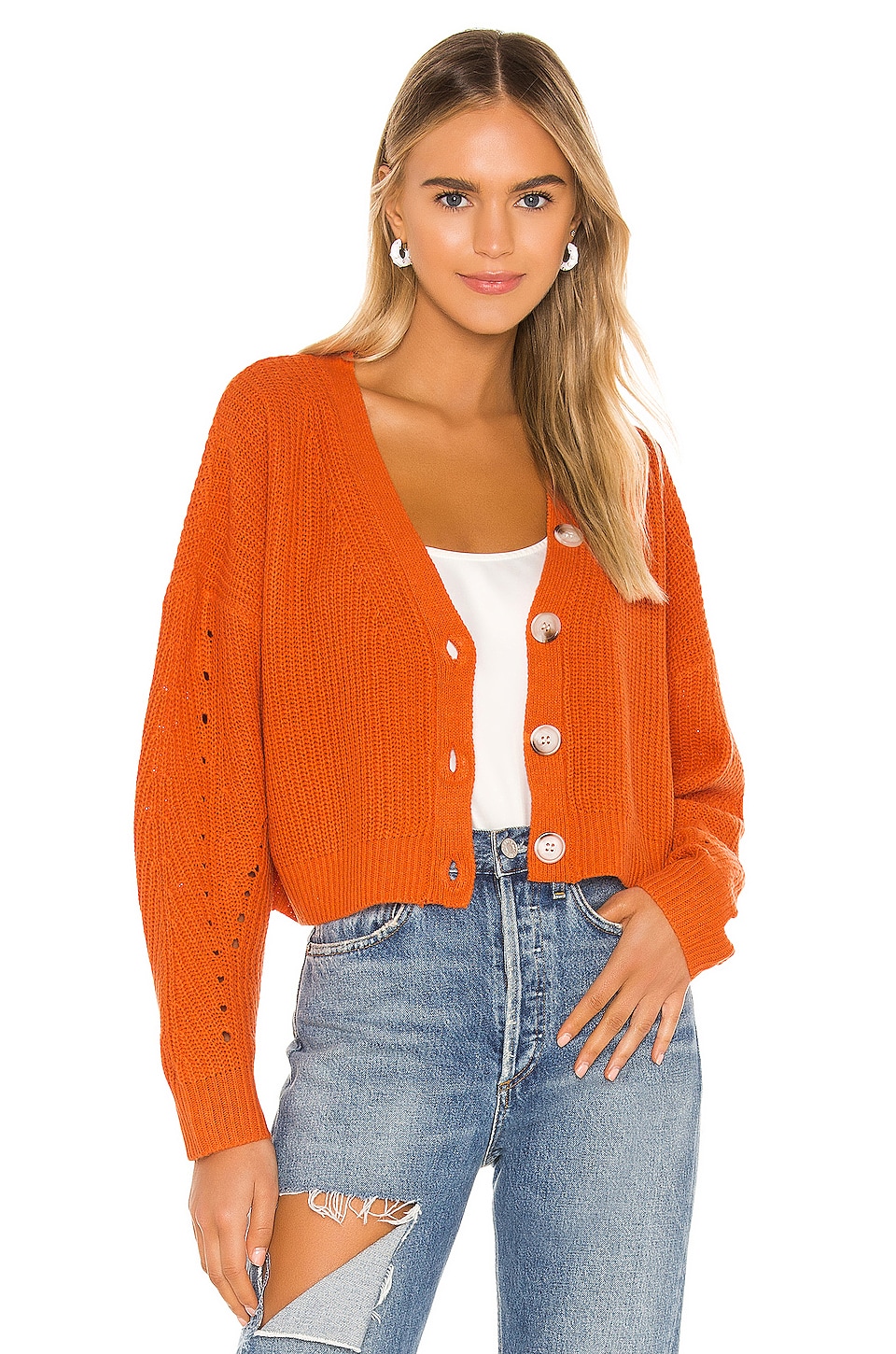 line & dot scarlett cardigan