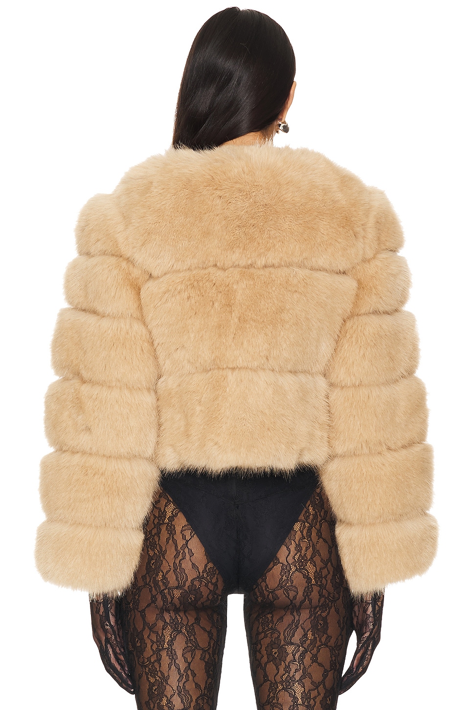 Liana Faux Fur Jacket - Thumbnail 4