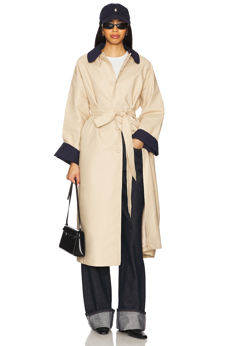 Line & Dot Shiloh Trench Coat in Ecru | REVOLVE