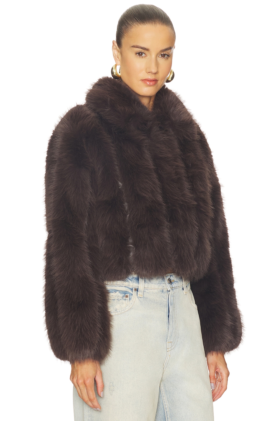 Line & Dot Jax Jacket in Dark Brown | REVOLVE