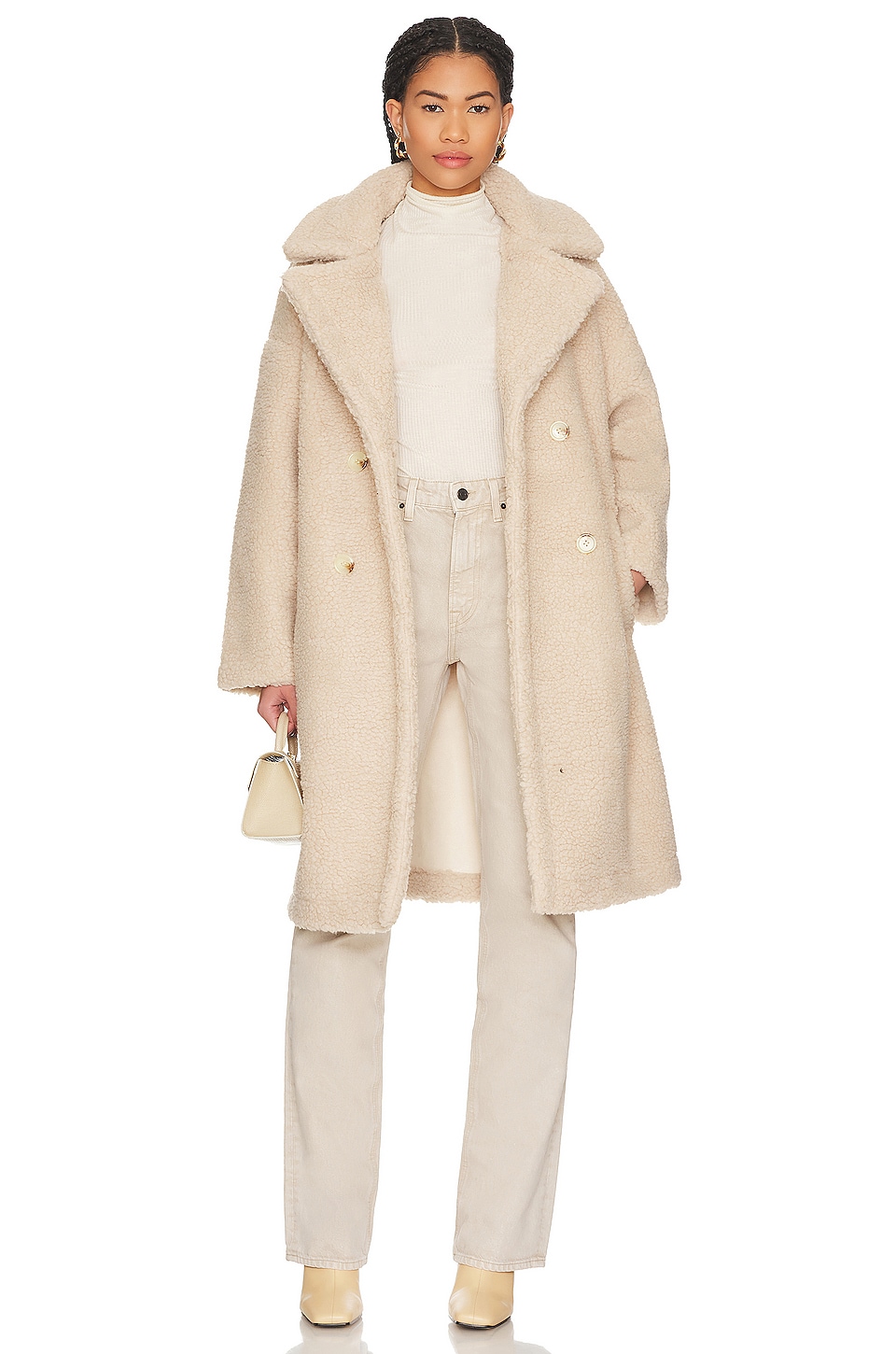 Line & Dot Agnes Coat in Cream | REVOLVE