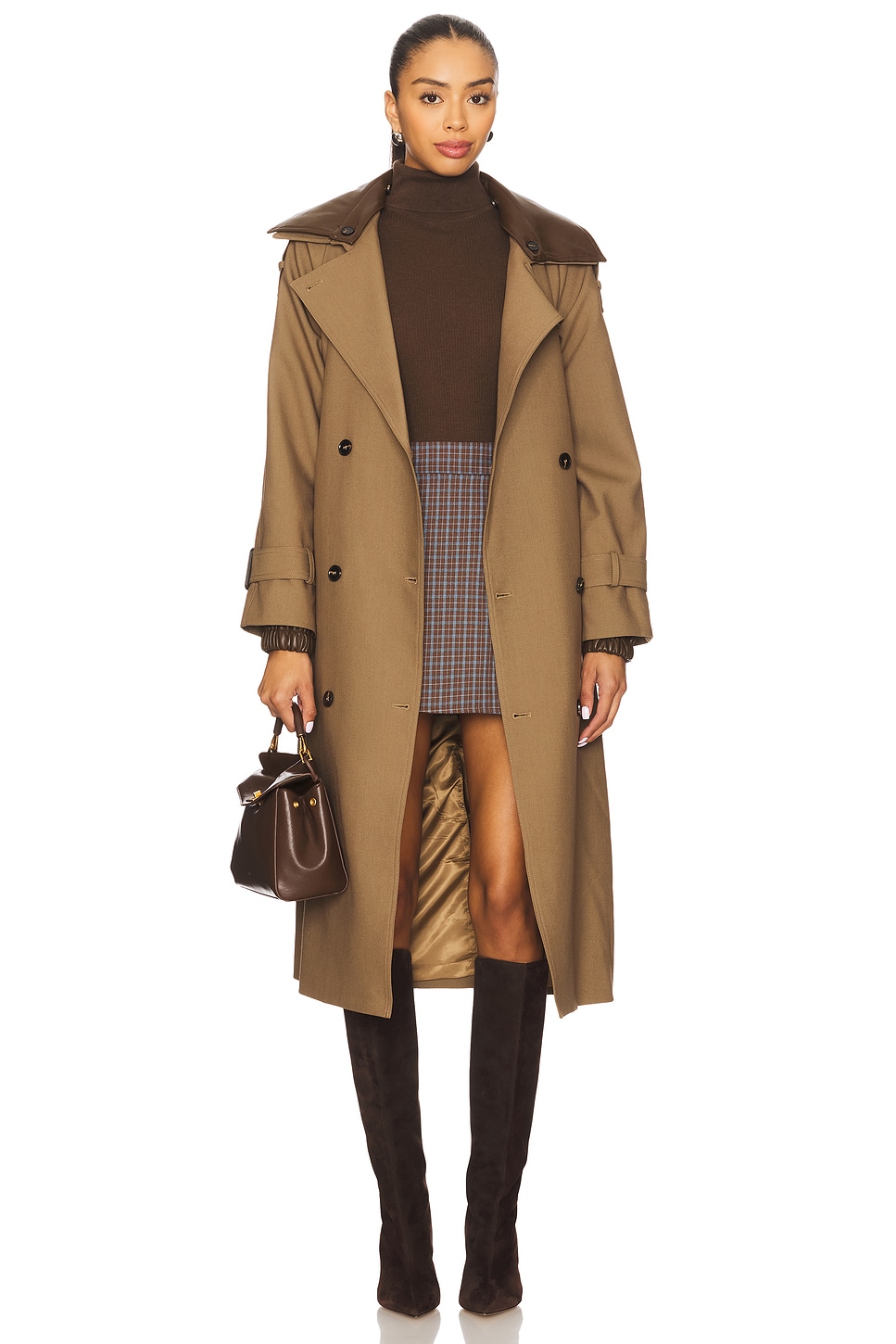 Line & Dot Zadie Pleated Mini Skirt