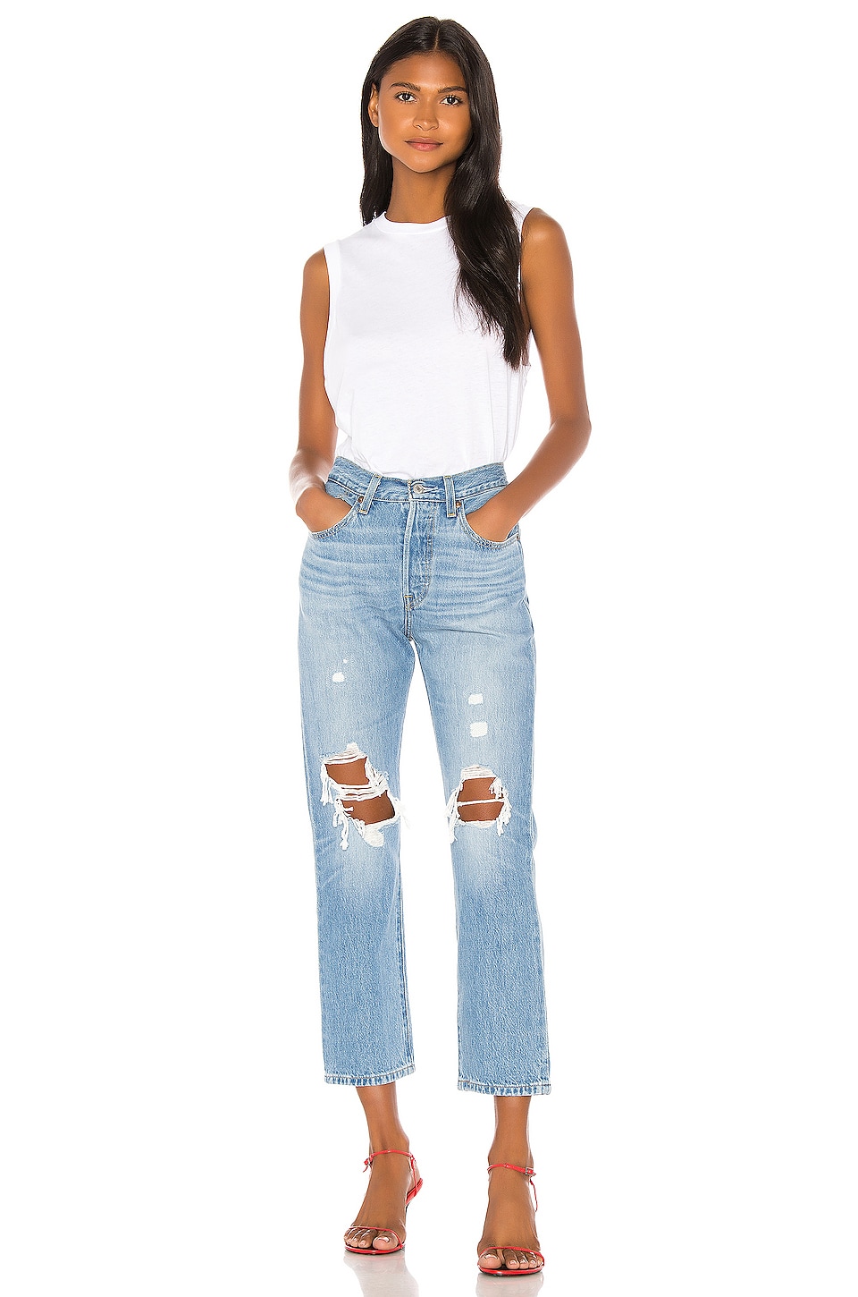 levis 501 crop montgomery baked