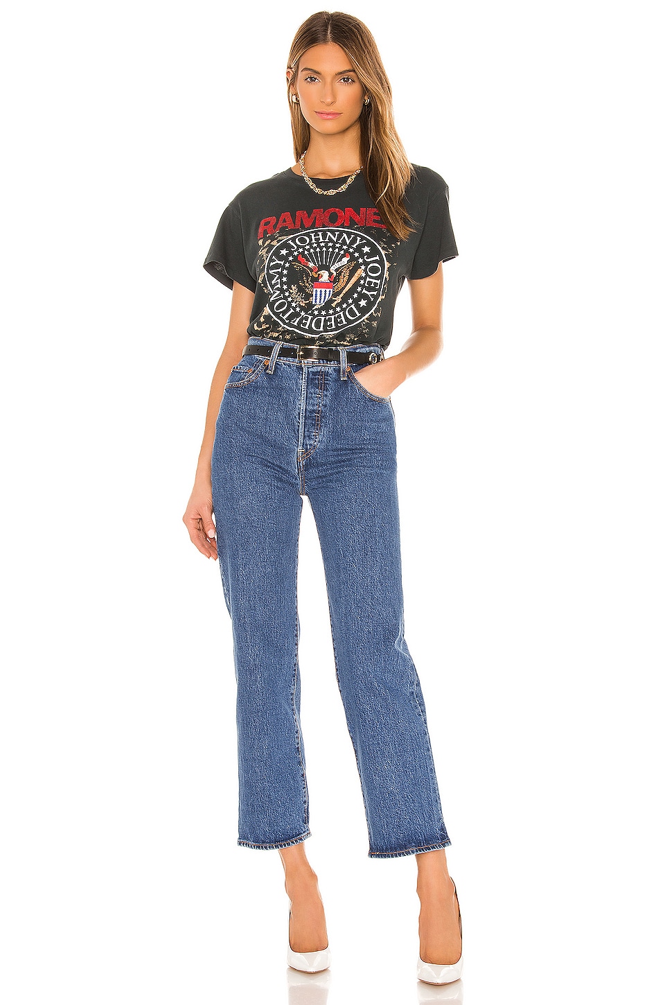 Georgie Ribcage Straight Jeans main image 1