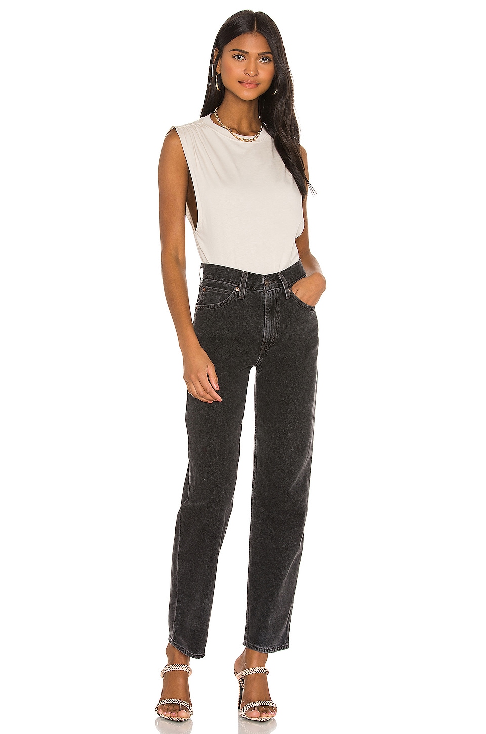 revolve dad jeans