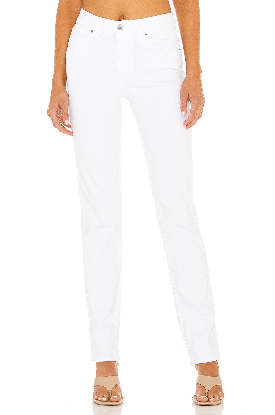 LEVI'S 724 High Rise Straight in Western White | REVOLVE