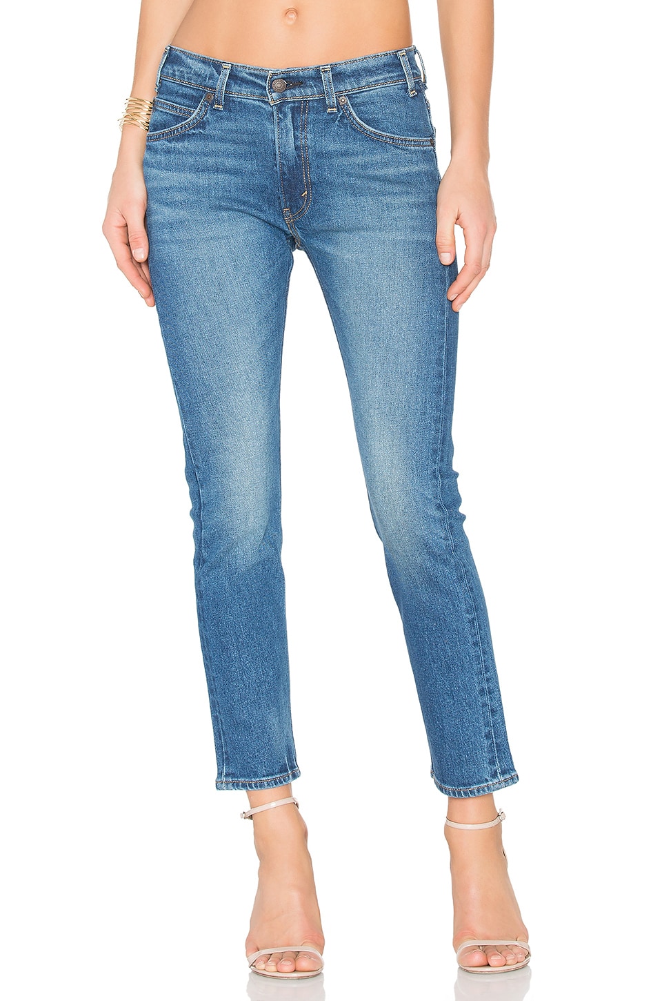 LEVI'S 505 C Cropped in Blue Cheer | REVOLVE