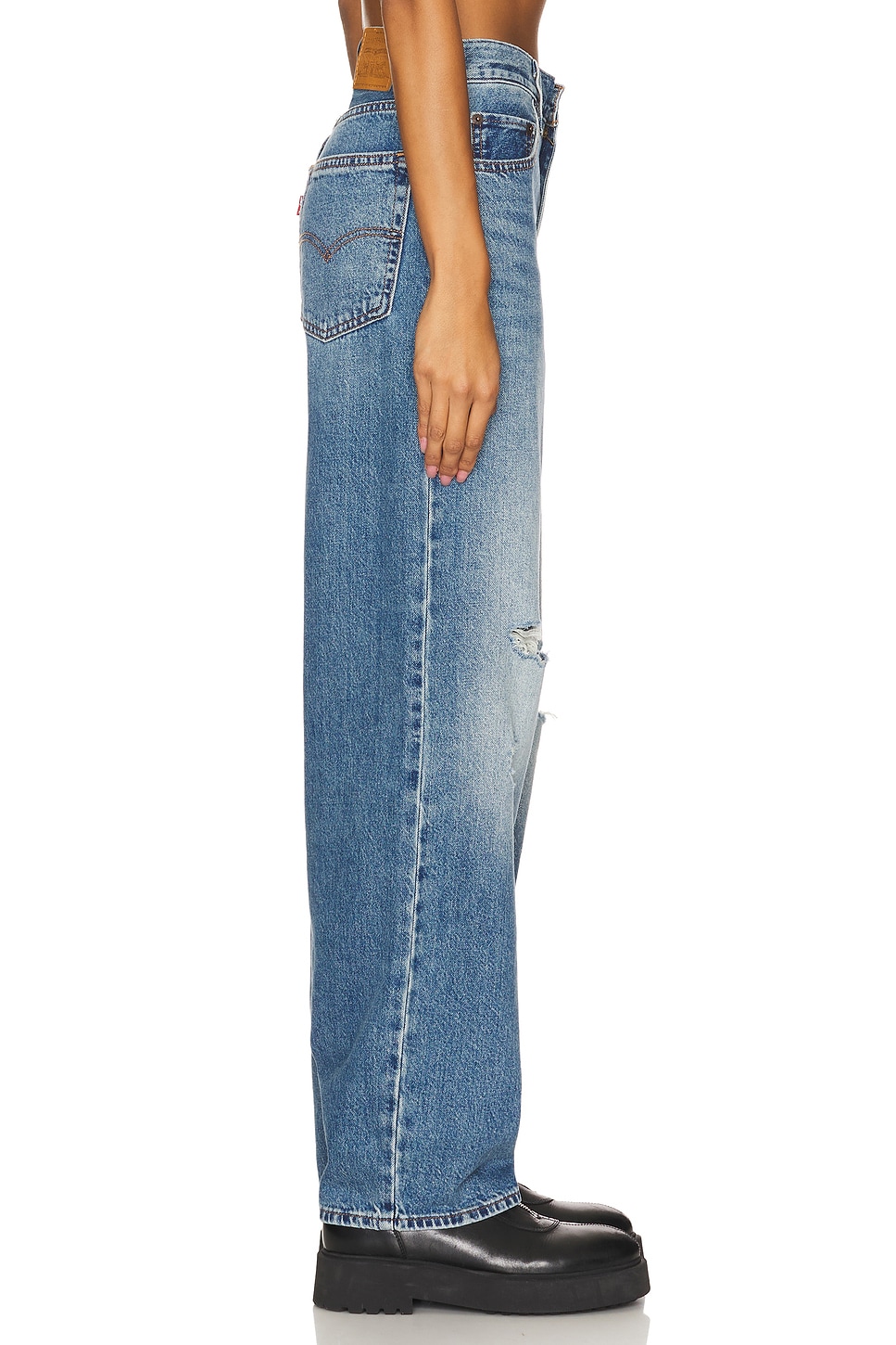 Baggy Dad Straight Jeans - Thumbnail 3