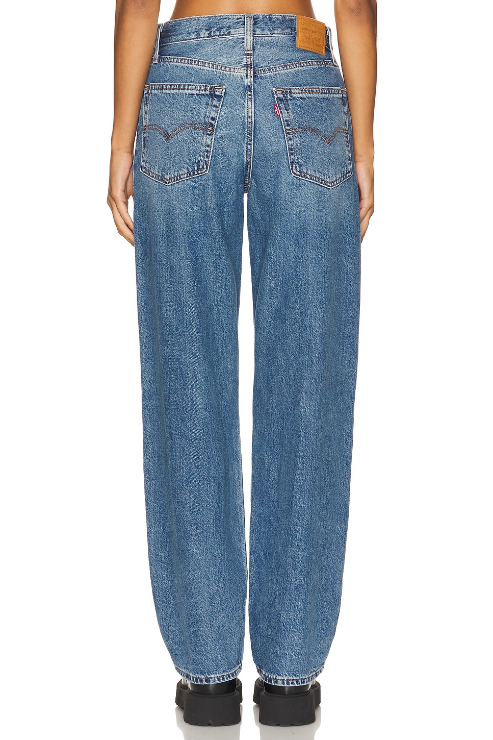 Baggy Dad Straight Jeans - Thumbnail 4