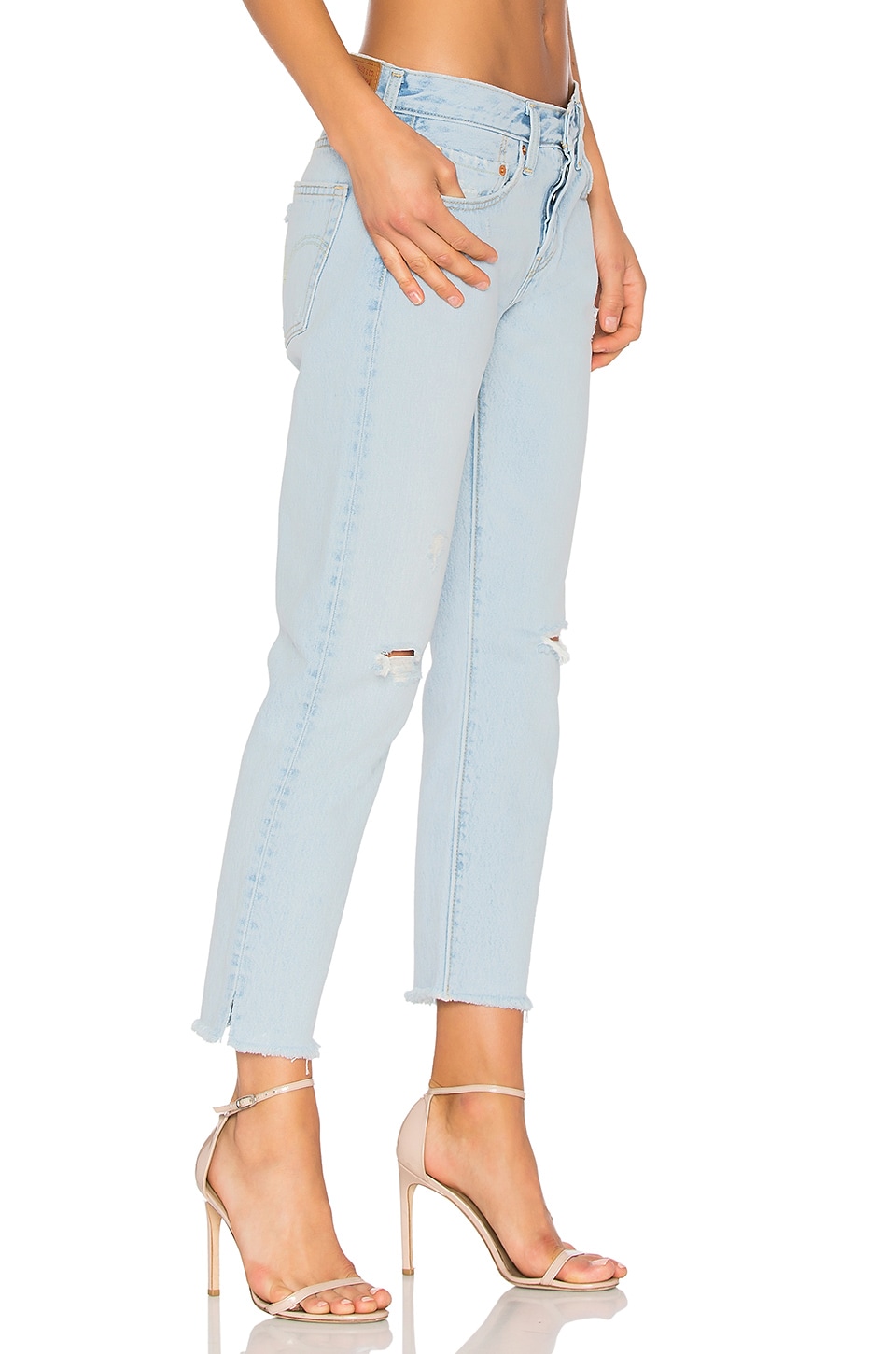 501 cropped taper jeans