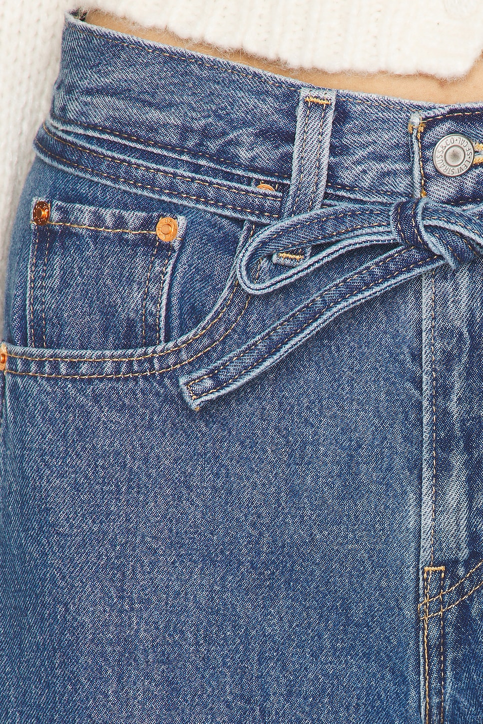 XL Straight Seamed Jeans