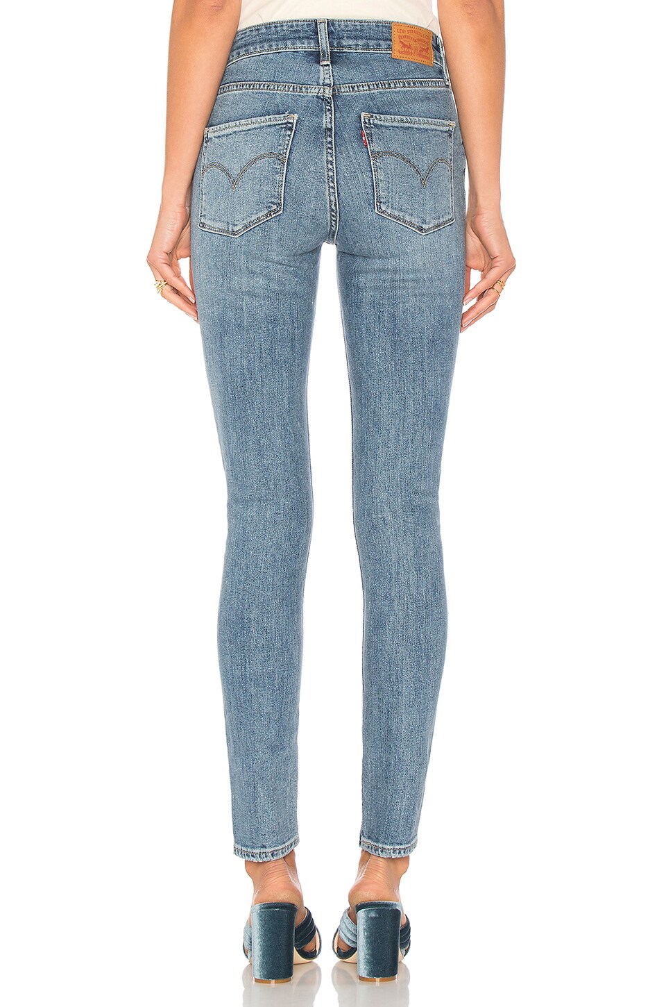 levi's altered 721 high rise skinny