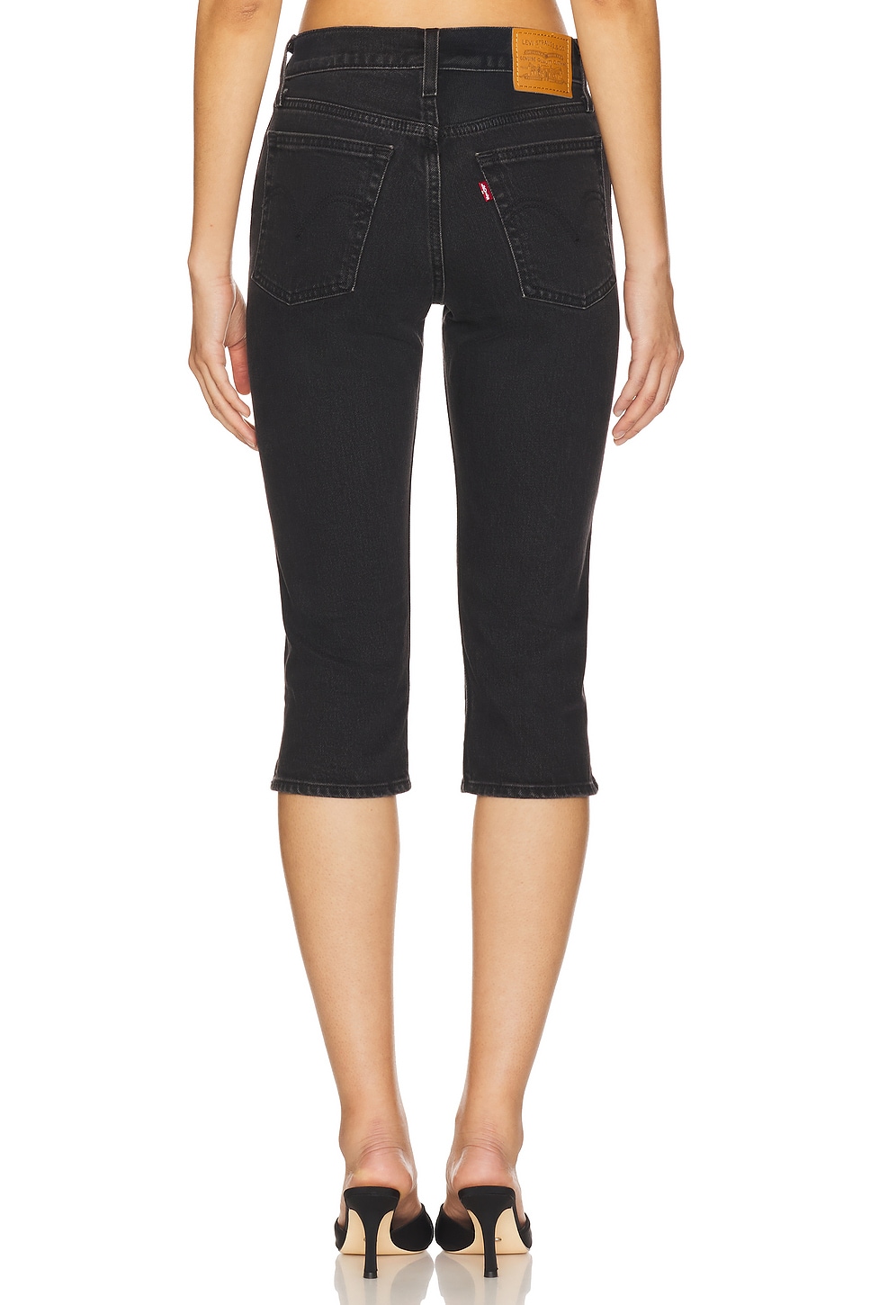 Levi's Wedgie Capri Jeans in She's Jeans in The Zone thumbnail