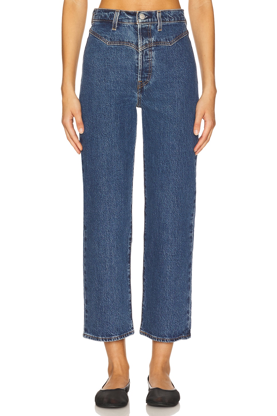 Levi's Ribcage Western Yoke Jeans