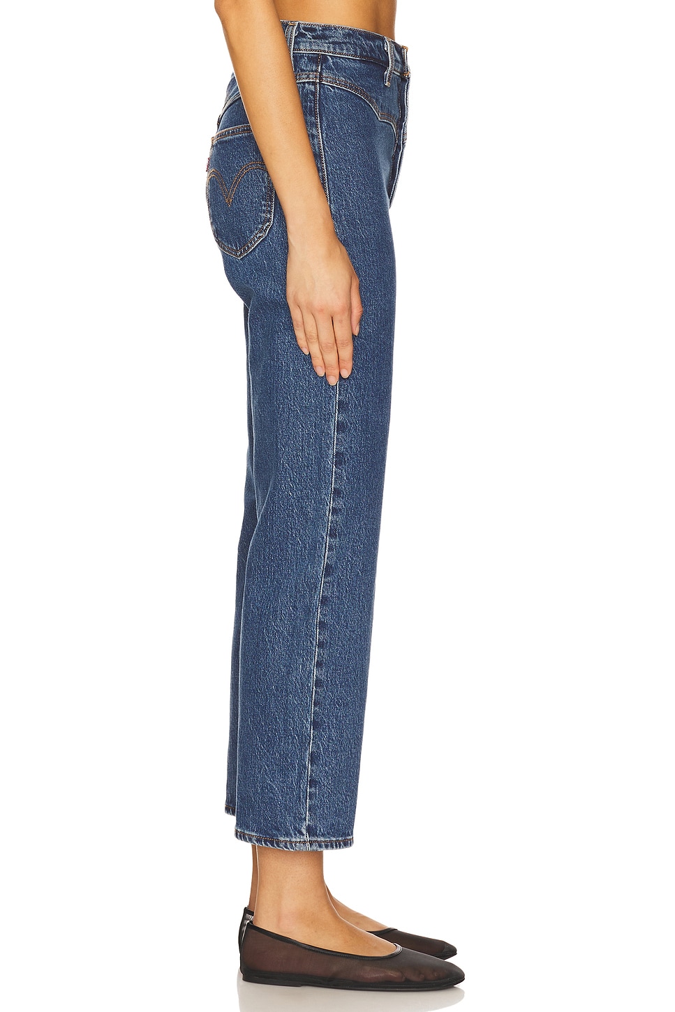 Levi's Ribcage Western Yoke Jeans thumbnail
