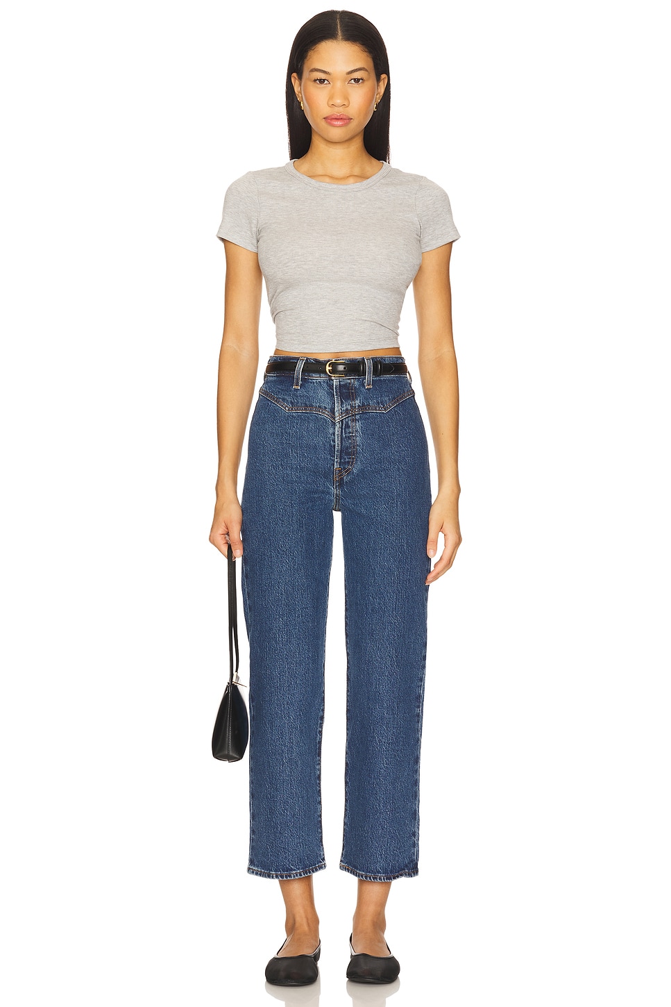 Levi's Ribcage Western Yoke Jeans thumbnail