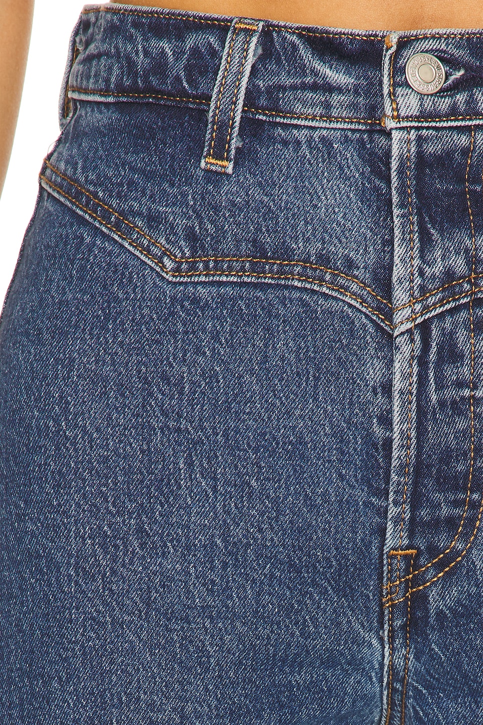 Levi's Ribcage full length dames jeans blauw 150678