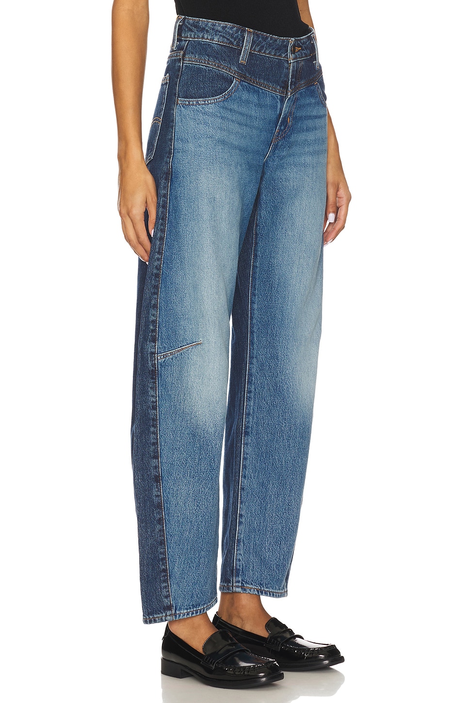 Barrel Saddle Back Jeans