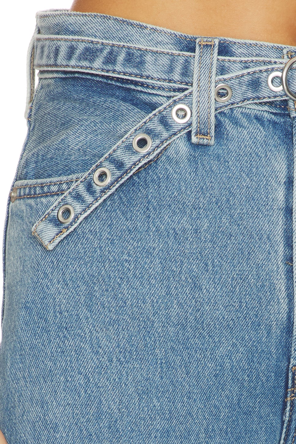 Ribcage Belted Wide Leg