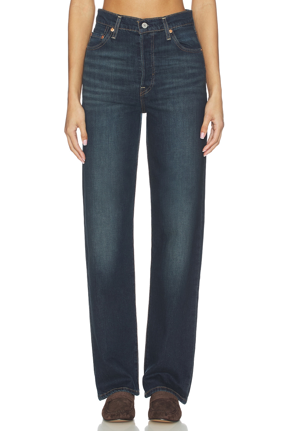 Ribcage Full Length Straight Leg Jeans