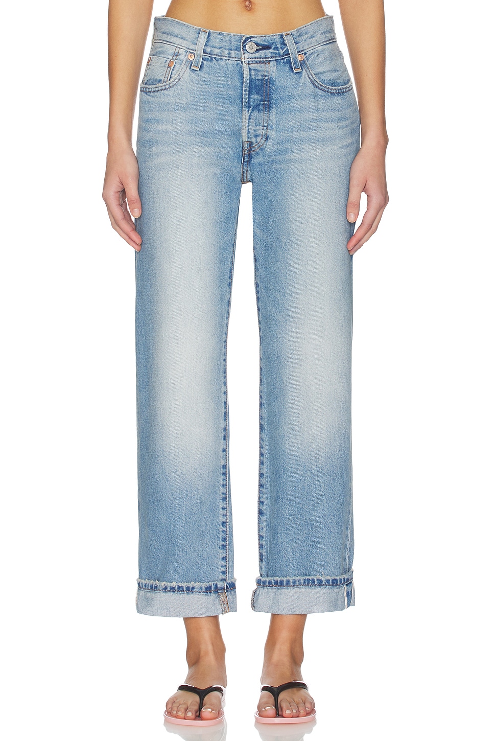 LEVI'S 501 90's Straight in Hallowed Hour Selvedge | REVOLVE