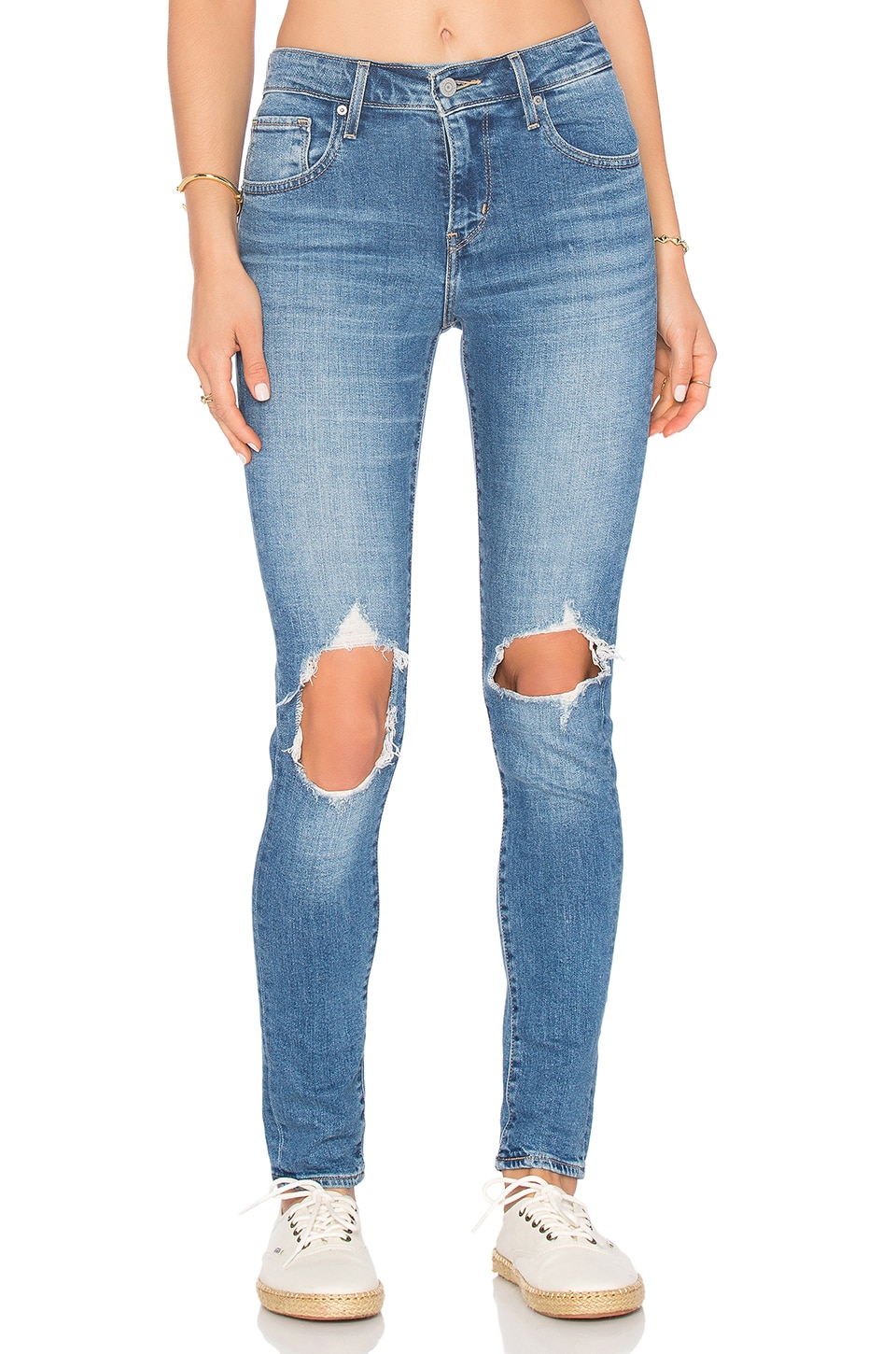 721 high waisted skinny jeans