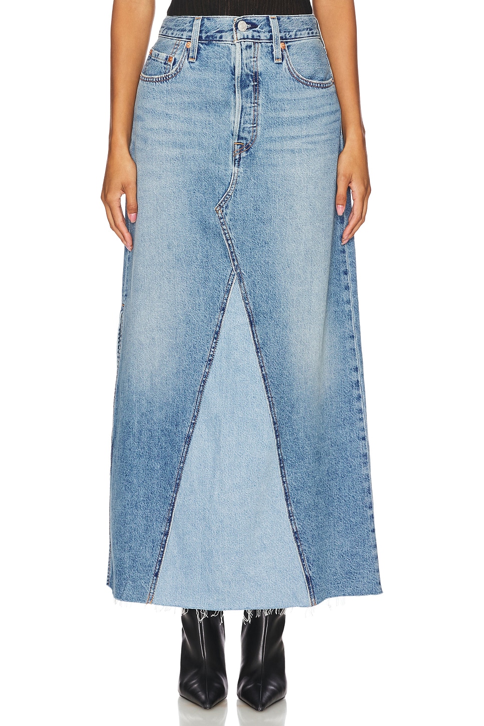 LEVI'S Iconic Long Skirt in Own It | REVOLVE