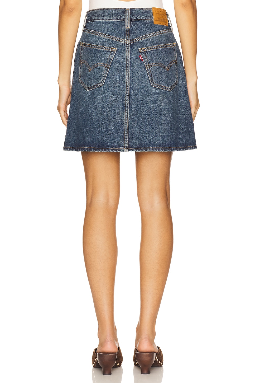 Levi's Retro Button Front Skirt