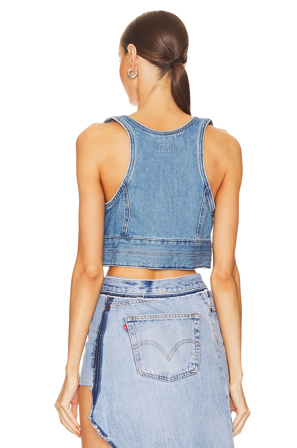 Levi's Raine Denim Crop Top thumbnail