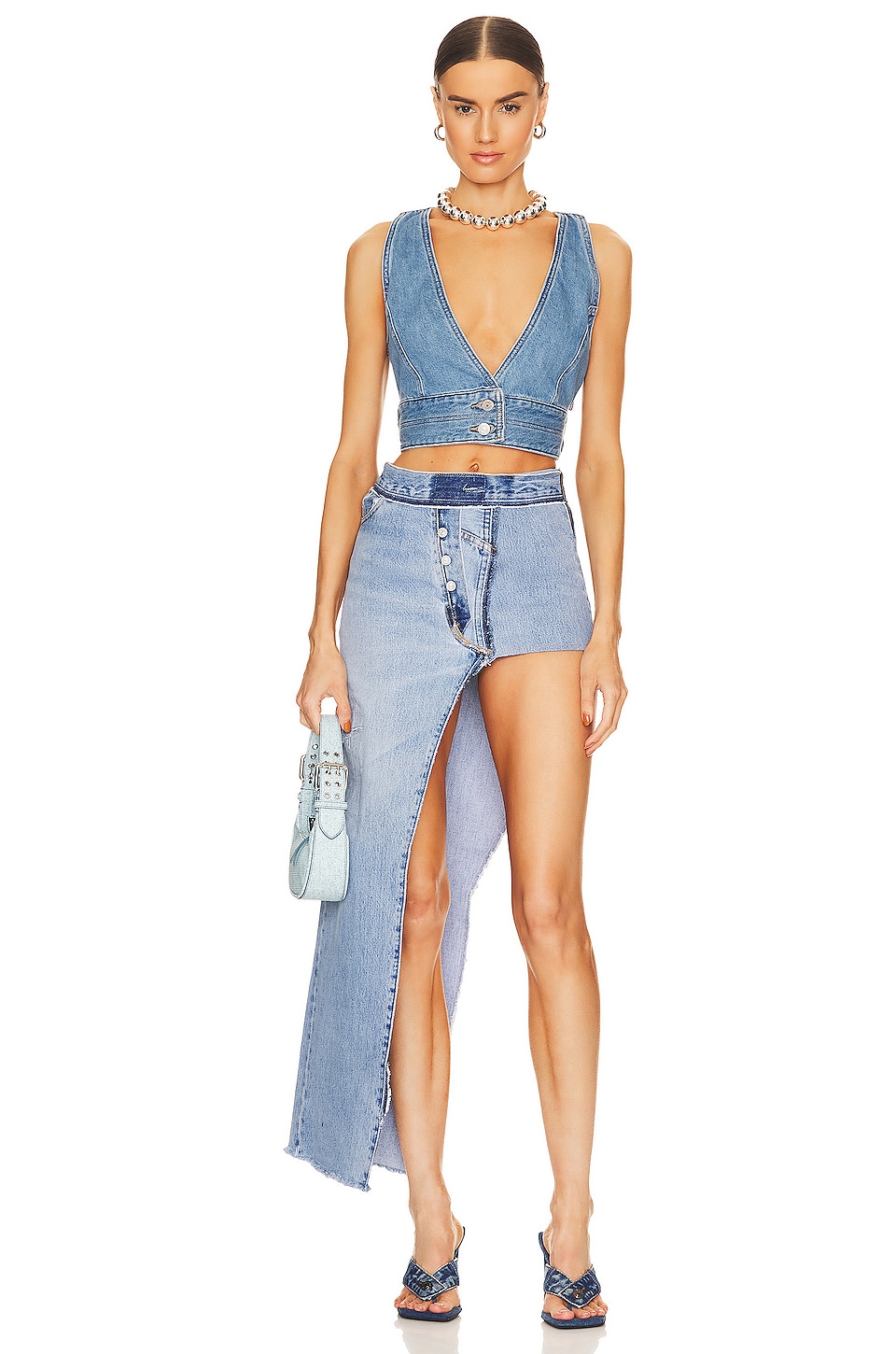 Levi's Raine Denim Crop Top thumbnail